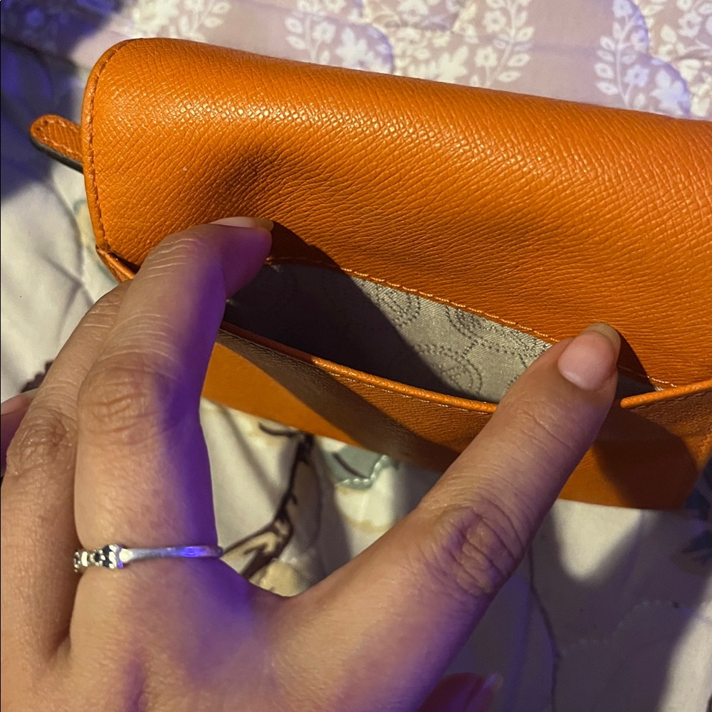 Michael Kors Tangerine Leather Wallet - Picture 5 of 7